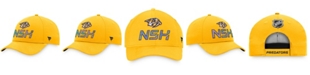 Fanatics Men's Gold-Tone Nashville Predators Authentic Pro Team Locker Room Adjustable Hat